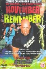 Watch ECW - November To Remember '99 Projectfreetv