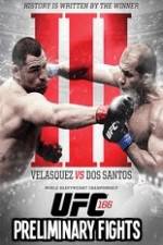 Watch UFC 166: Velasquez vs. Dos Santos III Preliminary Fights Online M4ufree