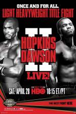 Watch Boxing Light Heavyweight Hopkins vs Dawson II Projectfreetv