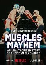 muscles & mayhem: an unauthorized story of american gladiators tv poster